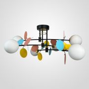 Потолочная люстра Light of MATISSE B D80 Black Multicolor