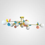 Потолочная люстра Light of MATISSE B D120 Gold Multicolor