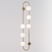 Настенное бра HOOP WALL H115 Gold