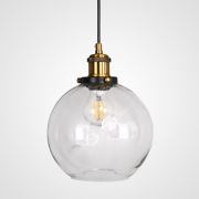 Подвесной светильник Loft Clear Glass Sphere Cloche