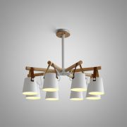 Люстра на штанге NATURA C8 white