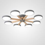 Потолочная люстра TURNA 8 Gray