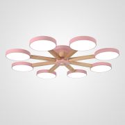 Потолочная люстра TURNA 8 Pink