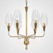 Подвесная дизайнерская люстра Viola 6 Прозрачный