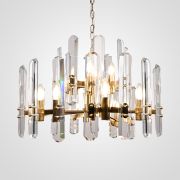 Подвесная люстра RH BONNINGTON Chandelier natural brass D660