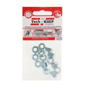 Гайка самоконтрящаяся М8 DIN 985 цинк. (пакет) (уп.14шт) Tech-Krep/Zitar 103032