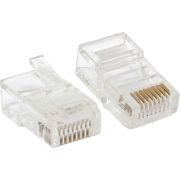 Коннектор RJ45 (8P8C) кат.5E неэкранир. 30мкд универс. (уп.50шт) TERACOM PRO EKF TRP-PLUG-5EUTP-50