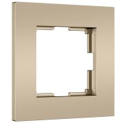 W0012911/ Рамка на 1 пост Slab (шампань софт) W0012911