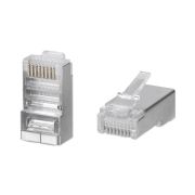 Коннектор разъем компьютерный RJ45(8P8C) кат.5E экранир. (уп.10шт) TOKOV ELECTRIC TKE-CN-5E24-STP